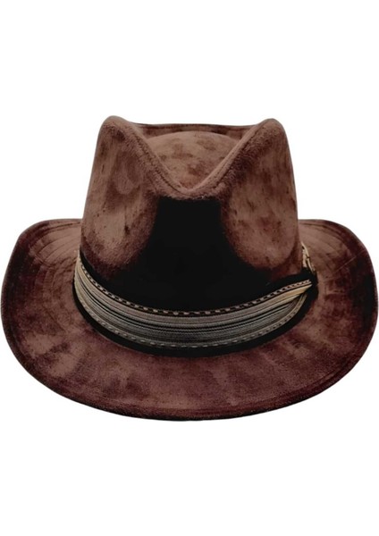 Unisex Nubuk Kovboy Fötr Şapka fiyatları