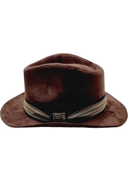Unisex Nubuk Kovboy Fötr Şapka modelleri