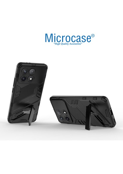 Xiaomi Poco F6 Pro Matrix Serisi Armor Standlı Perfect Koruma Kılıf - Siyah AL3416 fiyatları