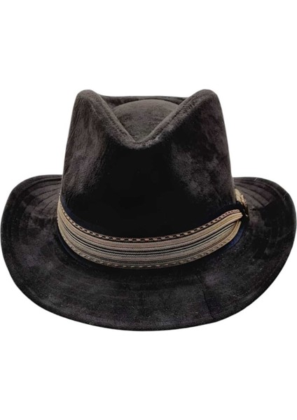 Unisex Nubuk Kovboy Fötr Şapka indirimleri