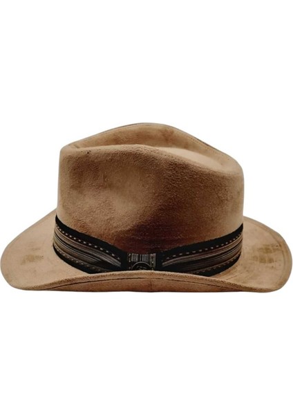 Unisex Nubuk Kovboy Fötr Şapka modelleri