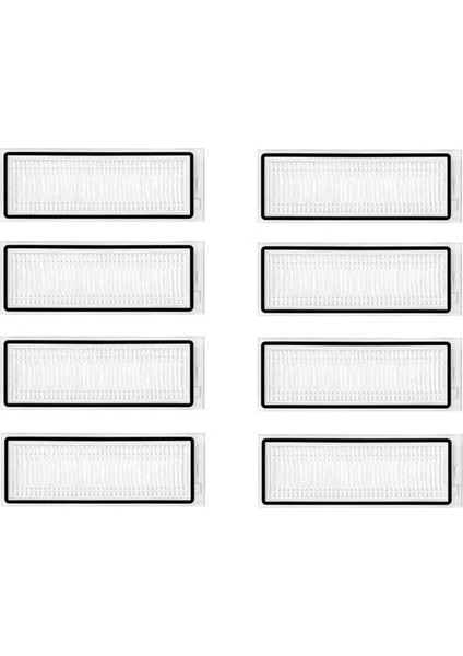 360 Süpürme Robotu Için 8 Adet X95 X90 Filtre Yıkanabilir Filtre Elemanları (Yurt Dışından)