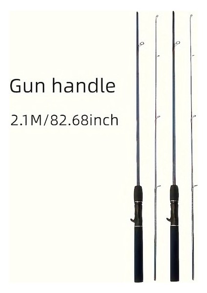 Fiberglas Orta Aksiyon Oltası 2,1M/210,01 cm (Yurt Dışından)