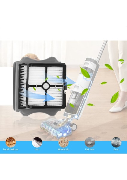 Tineco Ifloor 3/floor One S3 Islak Kuru Kablosuz Için Filtre Değişimi (Yurt Dışından)