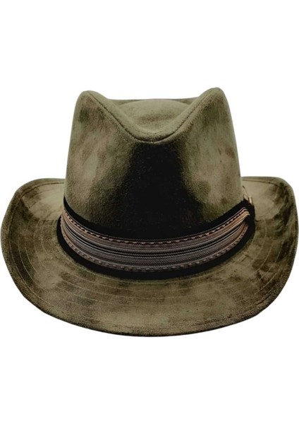 Unisex Nubuk Kovboy Fötr Şapka fiyatları