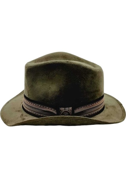 Unisex Nubuk Kovboy Fötr Şapka modelleri