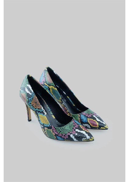 Özel Seri Klasik Stiletto Gökkuşağı Yılan