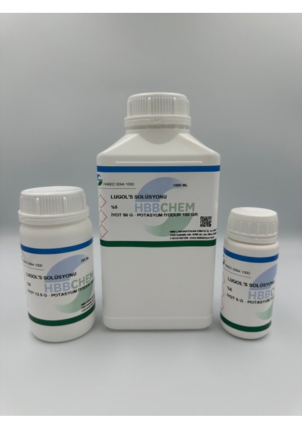 Lugol Çözeltisi %5 Food Grade 100 ml