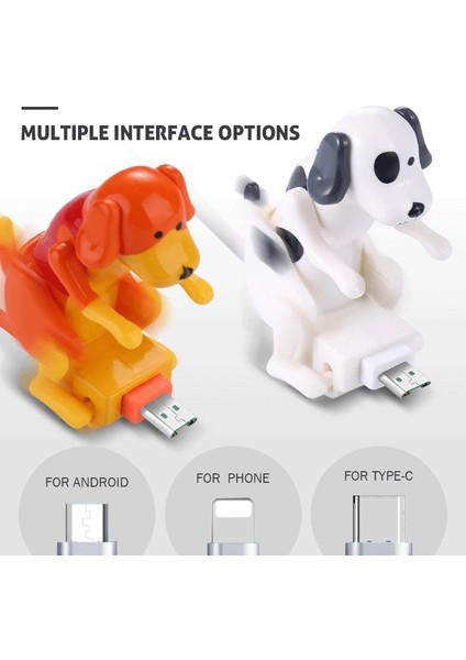 Type-C Hızlı Şarj Kablosu Için Humping Dog 1.2m Şarj Kablosu Beyaz (Yurt Dışından)