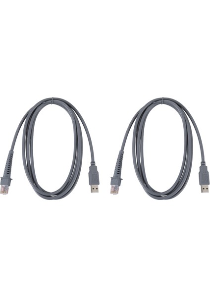 Sembol Barkod Tarayıcı LS4278 LS2208 2208AP Için 2 x Kablo 7ft 2m (Yurt Dışından)