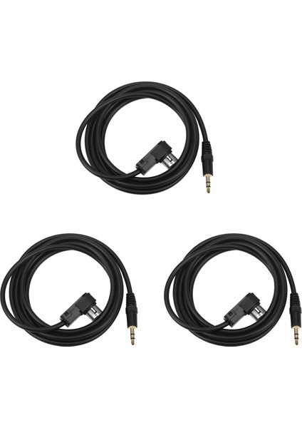 Araba 3.5mm Stereo Mini Jak 100 cm Ses Kablosu Telefon Için Fit Adaptör (Yurt Dışından)