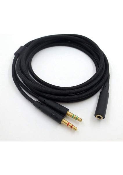 3,5 mm Evrensel 2'si 1 Arada Oyun Kulaklığı Ses Uzatma Kablosu (Yurt Dışından) modelleri