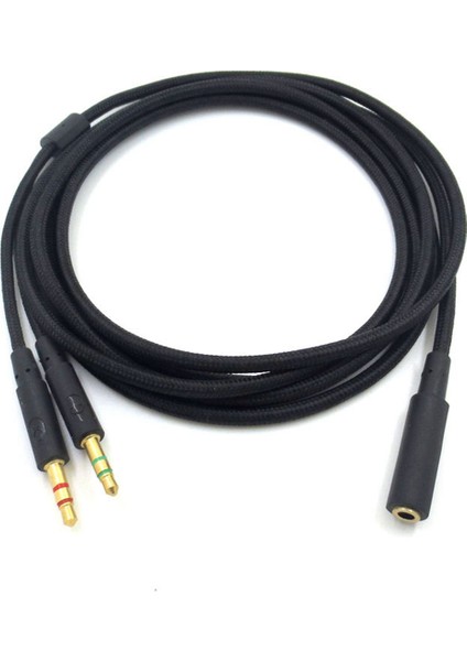 3,5 mm Evrensel 2'si 1 Arada Oyun Kulaklığı Ses Uzatma Kablosu (Yurt Dışından) fırsatları