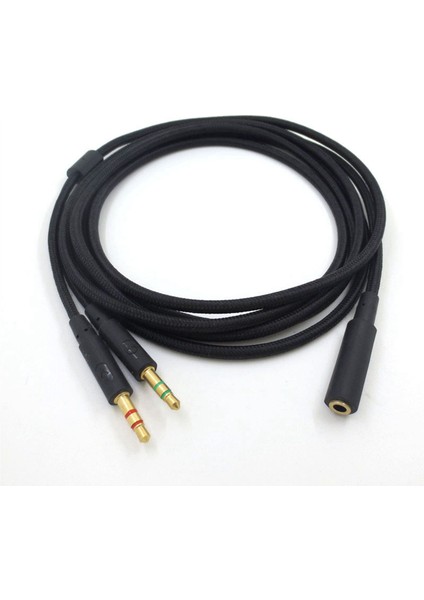 3,5 mm Evrensel 2'si 1 Arada Oyun Kulaklığı Ses Uzatma Kablosu (Yurt Dışından) indirimleri
