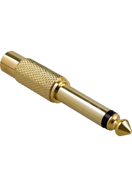 Adet 6.35MM 1/4 "erkek Mono Fiş Rca Dişi Jack Ses Adaptörü Konnektörü (Yurt Dışından)