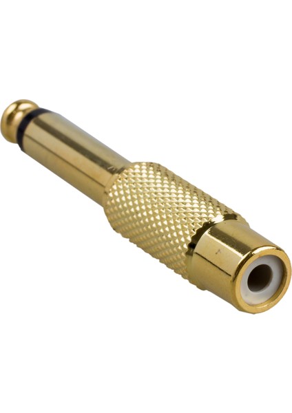Adet 6.35MM 1/4 "erkek Mono Fiş Rca Dişi Jack Ses Adaptörü Konnektörü (Yurt Dışından)