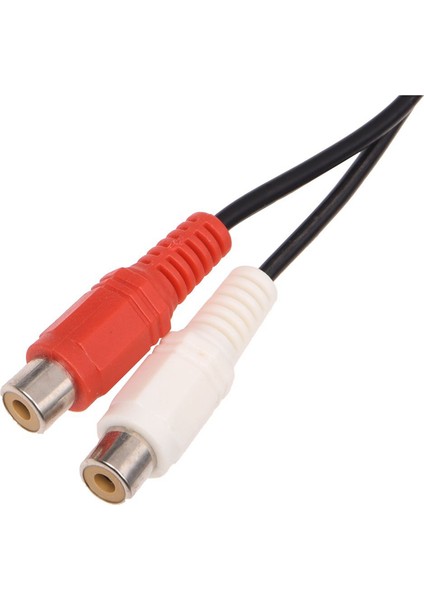 Adet 3.5mm Stereo Adaptör Kulaklık Jakı - 2 Rca Jak Adaptörü Kablosu (Yurt Dışından) fırsatları
