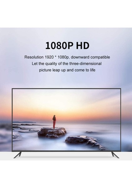 Adaptör, Ses ve Güç Kaynağı Bağlantı Noktası ile 1080P VGA - HDMI Dönüştürücü (Yurt Dışından)