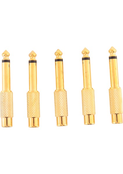 5x Altın Kaplama 6.35MM 1/4 Inç Erkek Mono Fiş 6.5mm Jack Ses Fişi (Yurt Dışından) modelleri