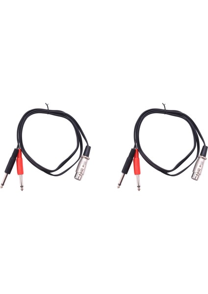 Xlr Dişi Soketten Çift Mono 6,35MM 1/4 Inç Ses Kablosuna(5ft) (Yurt Dışından)