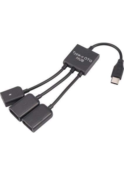 USB 3.1 Tip C 2.0 Dişi + Mikro USB Dişi 3'ü 1 Arada Otg Hub (Yurt Dışından)