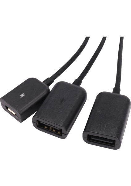 USB 3.1 Tip C 2.0 Dişi + Mikro USB Dişi 3'ü 1 Arada Otg Hub (Yurt Dışından)