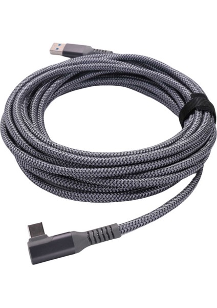 Oculus Quest 2 Bağlantılı Kulaklık USB 3.0 Tip C Için 5m Şarj Kablosu (Yurt Dışından)