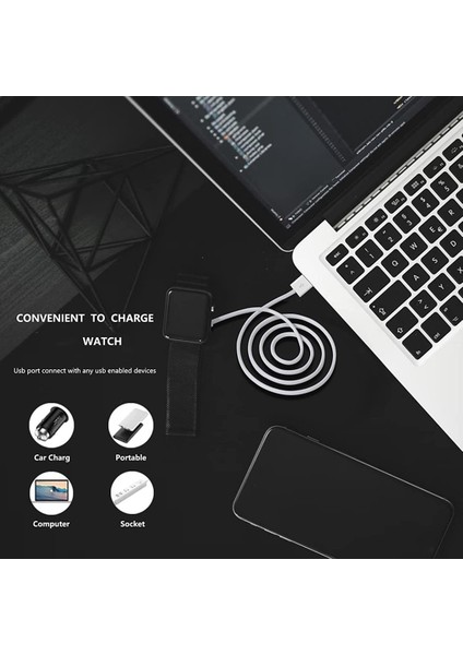 Iwatch Şarj Kablosu Için Apple Watch Serisi Se 7 ile Hızlı Uyumlu (Yurt Dışından) indirimleri