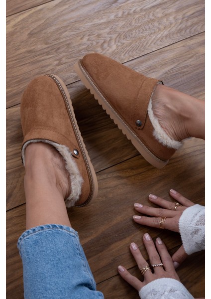 Içi Kürklü Kemer Detaylı Sabo Taba Süet fiyatları