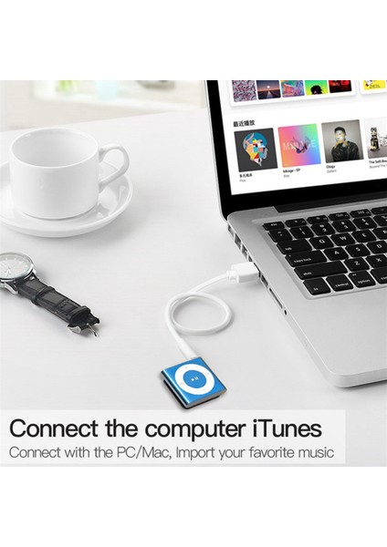 Ipod Shuffle Veri Kablosu USB Mp3 Şarjı Için Uygundur (Yurt Dışından)