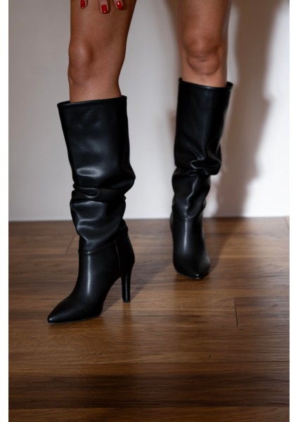Uzun Körüklü Çizme Siyah fiyatları
