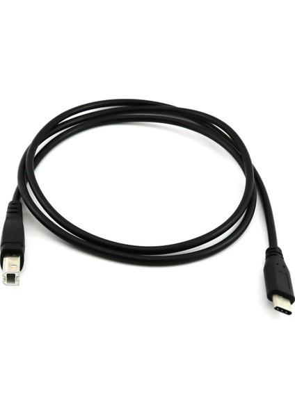 Usb-C USB 3.1 Tip C Erkek - USB 2.0 B Tipi Erkek Veri Kablosu Kablosu (Yurt Dışından)