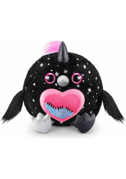 Monstercorn Peluş RAR25000 - Raven Parlak Pembe Siyah Kurukafa Desenli Kanat modelleri