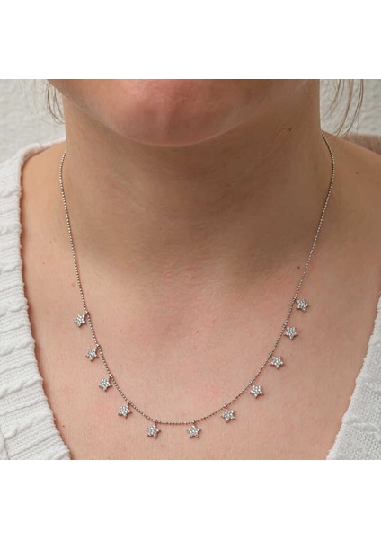 Gümüş Yıldız Şans Kadın Kolye fiyatları