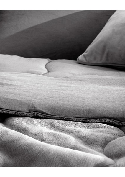 Kaira Tek Kişilik Comforter Set - Antrasit indirimleri