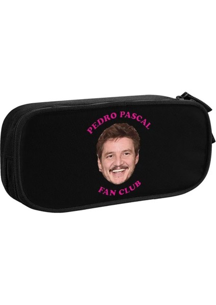 Pedro Pascal Kırtasiye Saklama Çantası Çok Bölmeli Kalem Kutusu Unisex Büyük Kapasiteli Depolama (Yurt Dışından)