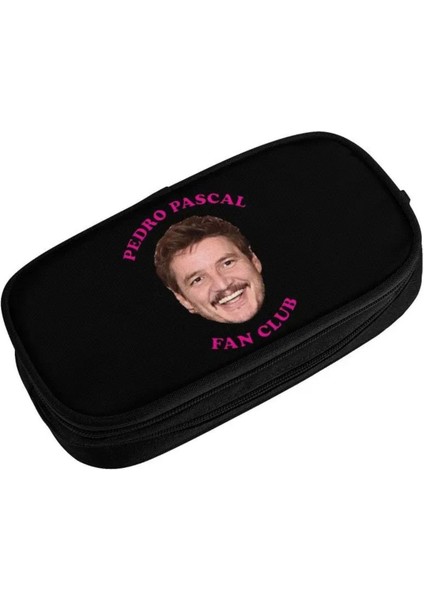 Pedro Pascal Kırtasiye Saklama Çantası Çok Bölmeli Kalem Kutusu Unisex Büyük Kapasiteli Depolama (Yurt Dışından)