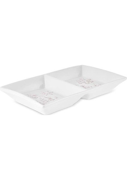 New Year Yılbaşı Snowy Servis Tabağı 26 cm Beyaz modelleri