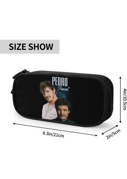 Pedro Pascal Erkekler ve Kadınlara Yönelik Kurşun Kalemleri, Silgileri, Cetvelleri ve Diğer Öğrenme Araçlarını Saklamak Için Çok Fonksiyonlu Büyük Kapasiteli Kalem Kutusu (Yurt Dışından)