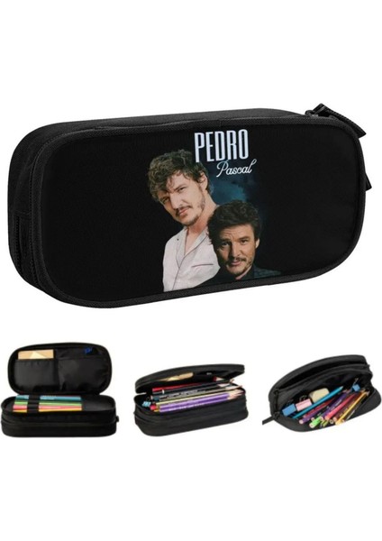Pedro Pascal Erkekler ve Kadınlara Yönelik Kurşun Kalemleri, Silgileri, Cetvelleri ve Diğer Öğrenme Araçlarını Saklamak Için Çok Fonksiyonlu Büyük Kapasiteli Kalem Kutusu (Yurt Dışından)