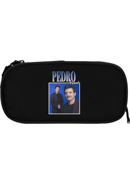Pedro Pascal Büyük Kapasiteli Pratik Kalem Çantası Çok Bölmeli Kalem Kutusu Unisex (Yurt Dışından)