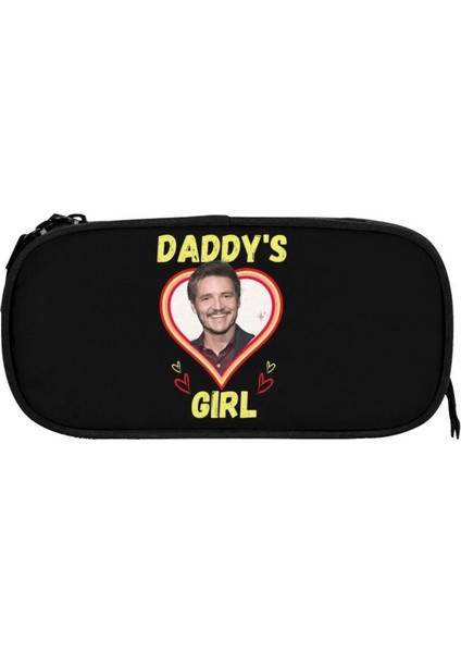 Pedro Pascal Basit Stil Kalem Kutusu Çok Bölmeli Tasarım Büyük Kapasiteli Kırtasiye Çantası Unisex (Yurt Dışından)