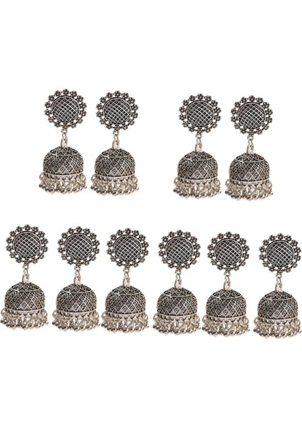 Çift Halka Küpeler Daire Küpe Küpe Kadın Retro Küpe Vintage Küpe Kadınlar Için Küpe Trendy Dangle Süslemeleri Alaşım Bayan (Yurt Dışından)