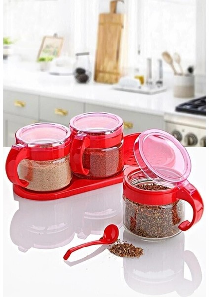 Titiz Lily Baharatlık Set 3’Lü Kaşıklı