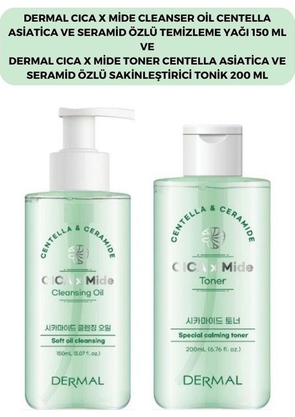 Cıca x Mide Centella Asiatica Özlü Temizleme Yağı ve Tonik