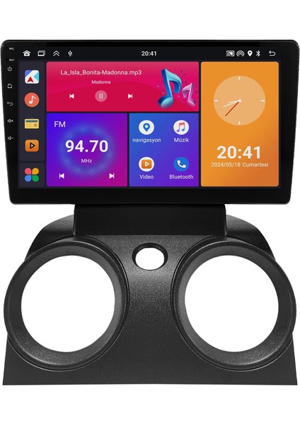 Mitsubishi Colt Android 14 Multimedya - 2 GB Ram - 32 GB Hafıza - Carplay CRV4756XP
