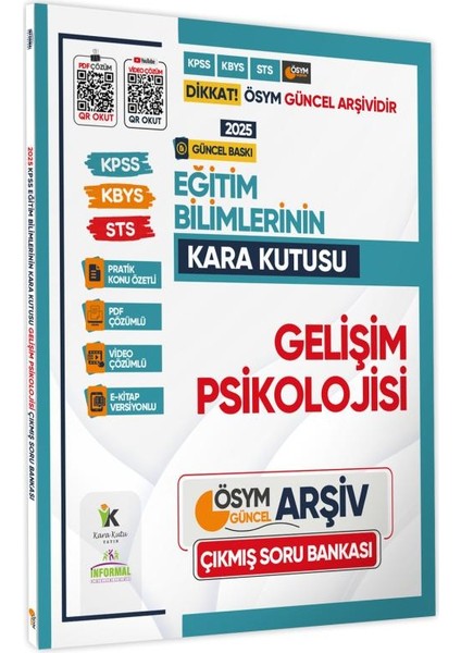 2025 MEB-AGS Eğitim Bilimlerinin Kara Kutusu GELİŞİM PSİKOLOJİSİ Çıkmış Soru Bankası Konu Ö. Çözümlü