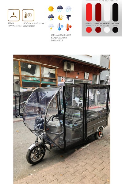 Akeso Yagi 3 Tekerli Motor Brandası - Siyah fırsatları