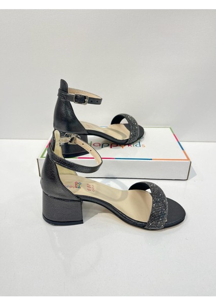 Kız Çocuk Abiye Ayakkabı Platin Rugan Tek Bantlı Taşlı Mezüniyet-Düğün Topuklu Çocuk Abiye Ayakkabı fiyatları