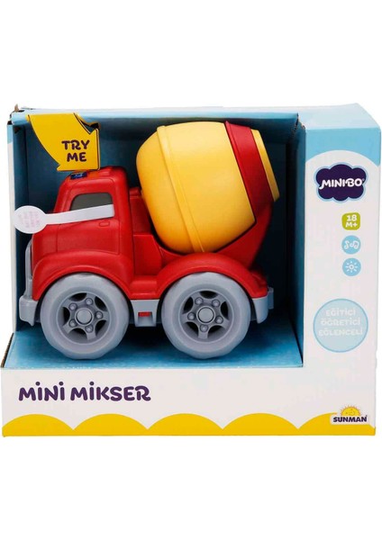 Sesli ve Işıklı Mini Mikser - Kırmızı Mikser